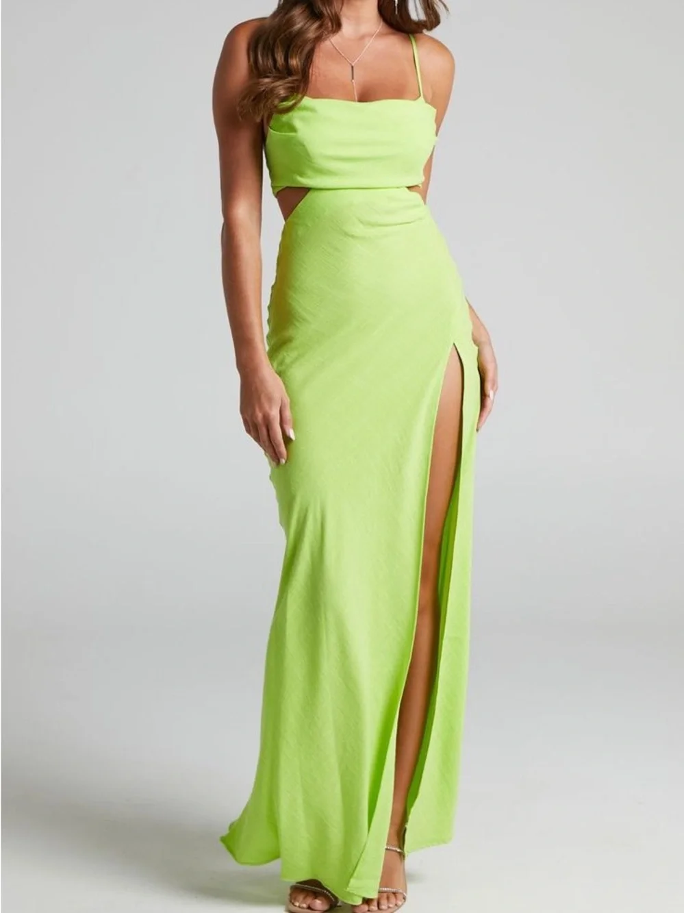 showpo green maxi dress Showpo. | Dresses | Showpo Roshina Maxi Dress Puff Sleeve Square Neck Olive  Green Size 8